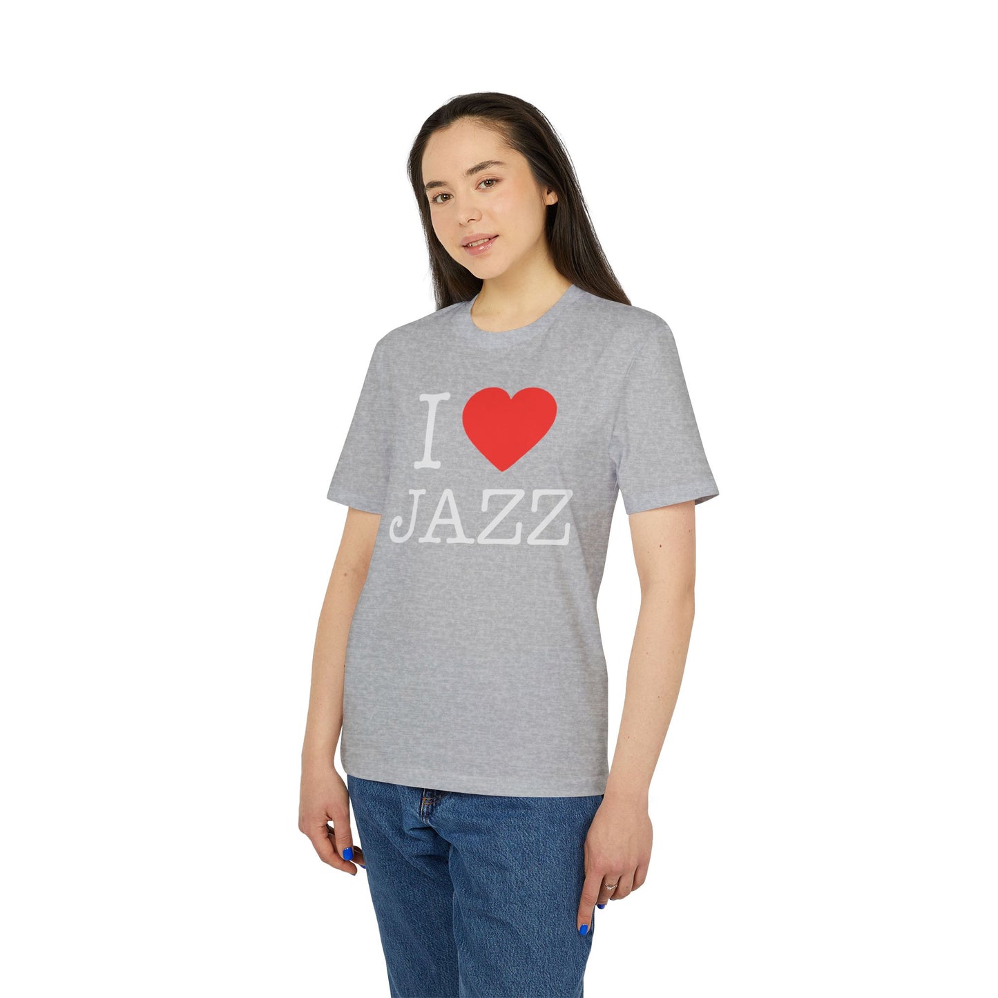 I Love Jazz T Shirt (Coton Bio Premium)