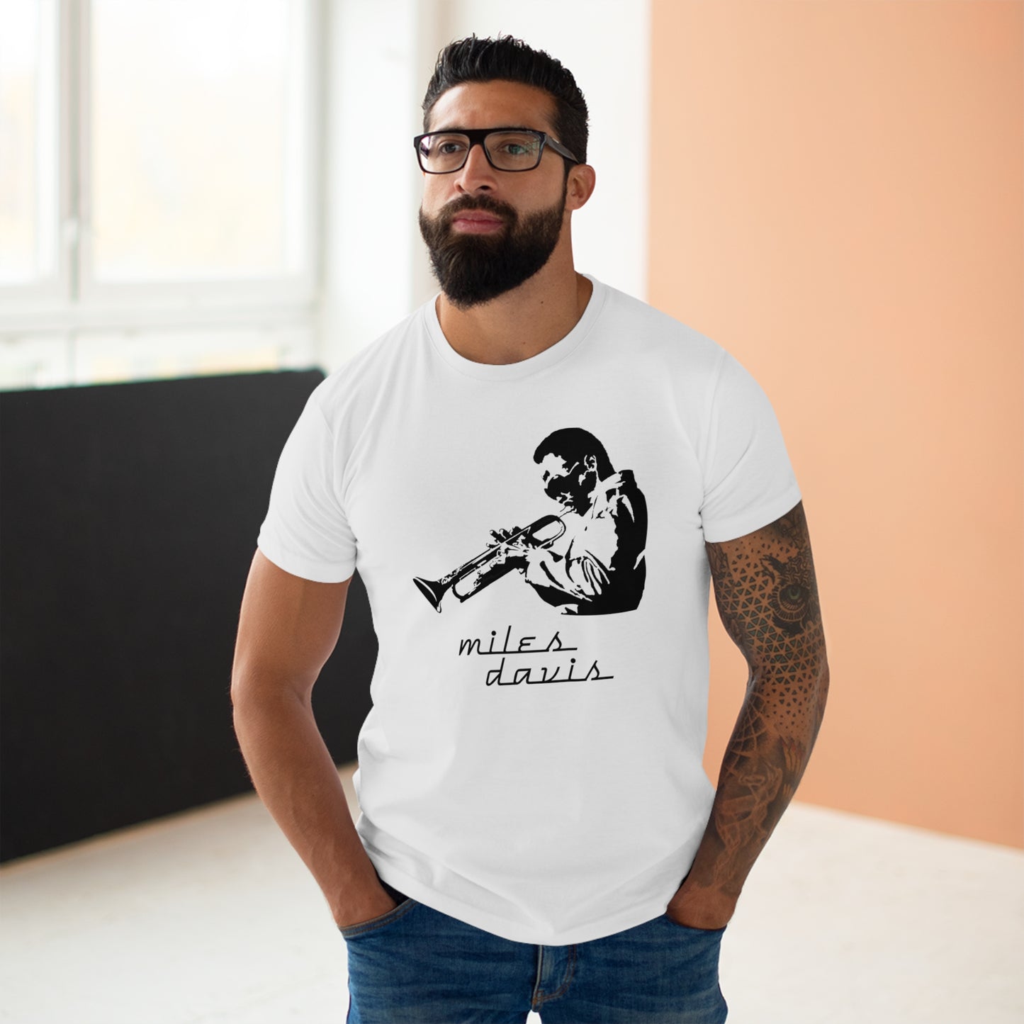 Miles Davis T Shirt (Poids Standard)