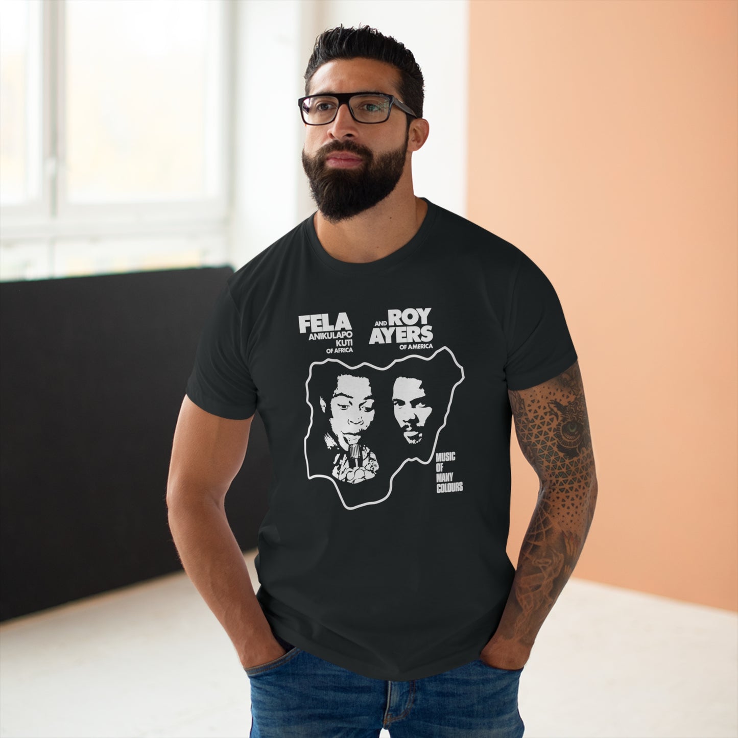 Fela Kuti Roy Ayers T Shirt (Poids Standard)