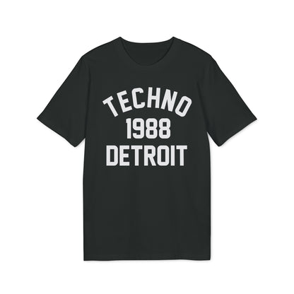 Techno Detroit 1988 T Shirt (Coton Bio Premium)