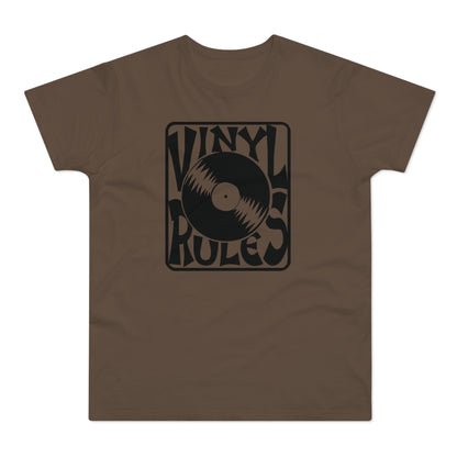 Vinyl Rules T Shirt (Poids Standard)