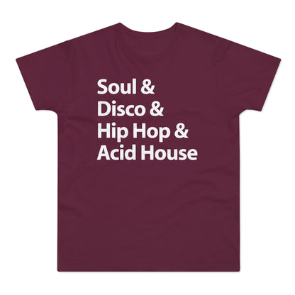 Soul Disco Hip Hop Acid House T Shirt (Poids Standard)