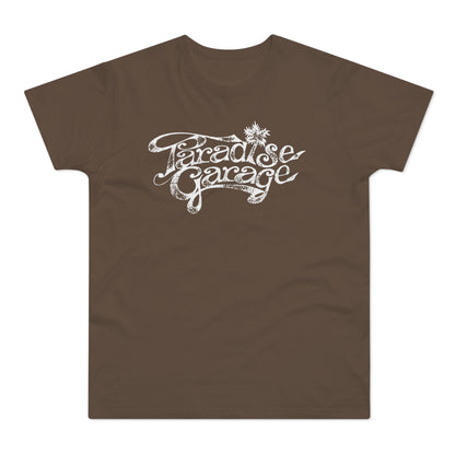 Paradise Garage T Shirt (Poids Standard) Imprimé Vieilli