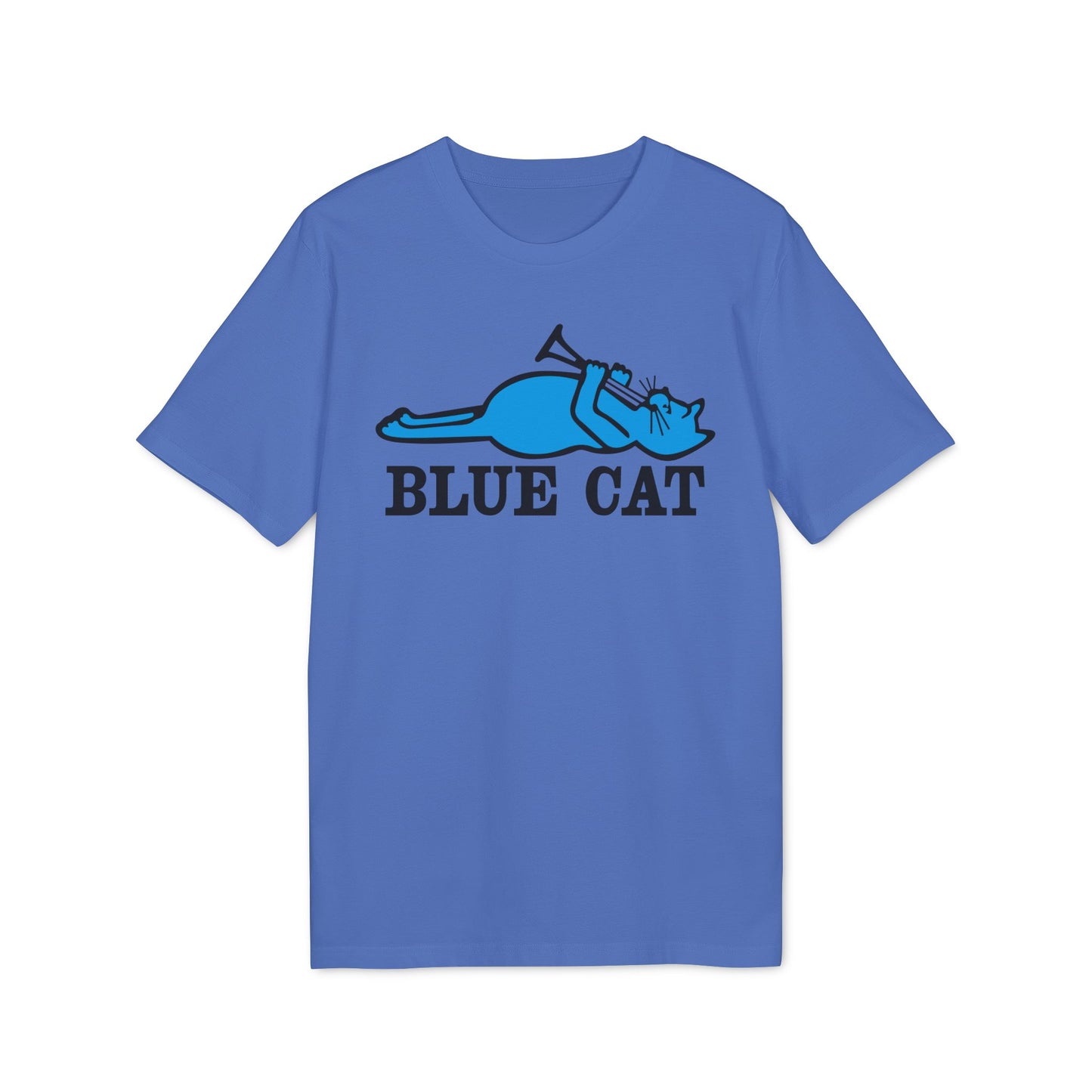 Blue Cat Records T Shirt (Coton Bio Premium)