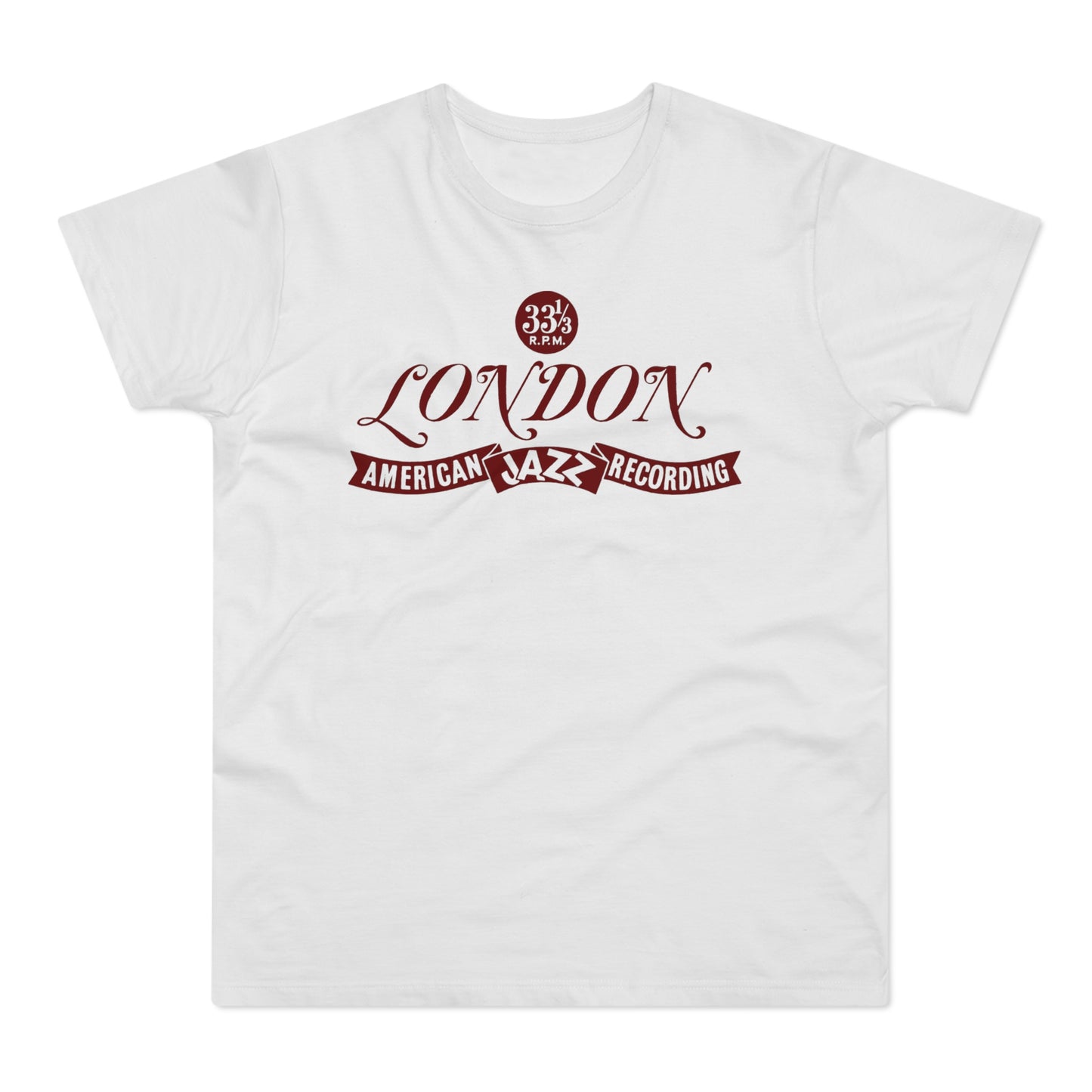 London American Jazz Records T Shirt (Poids Standard)