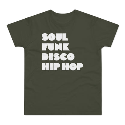 Soul Funk Disco Hip Hop T Shirt (Poids Standard)