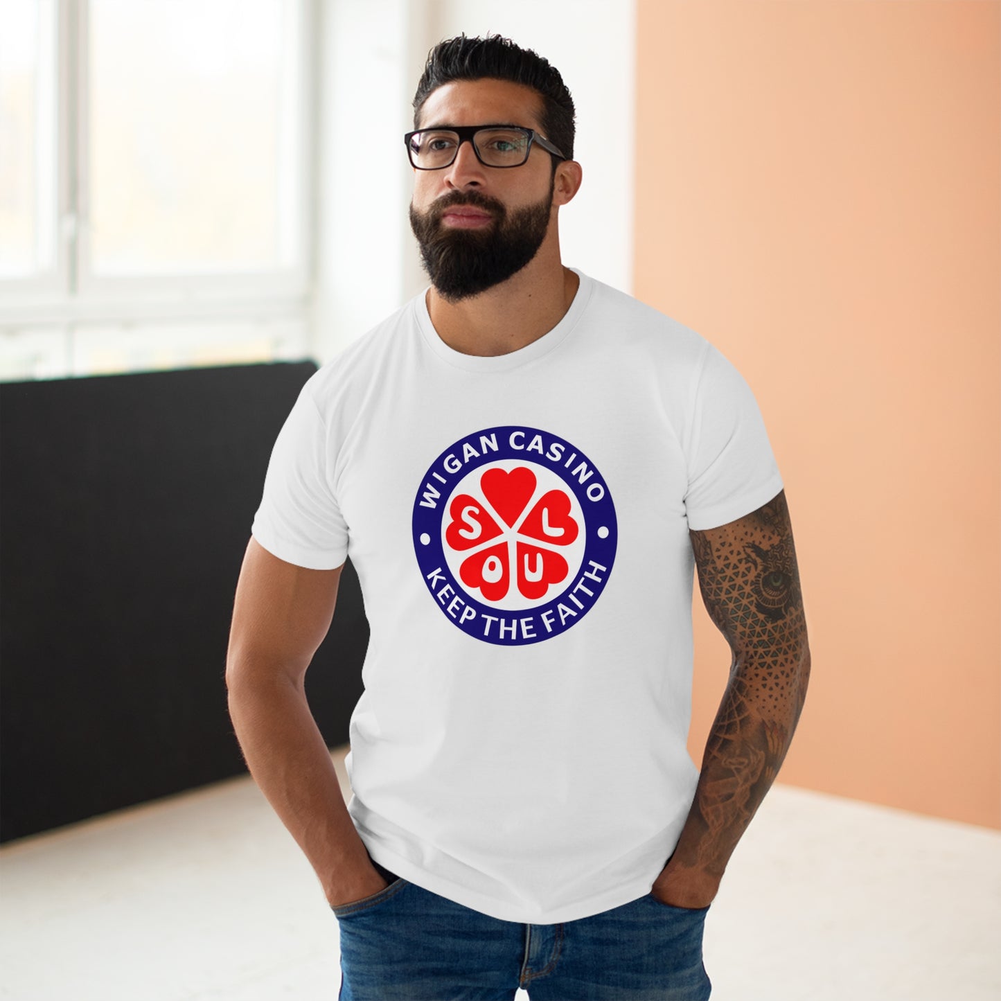 Wigan Casino T Shirt (Poids Standard)
