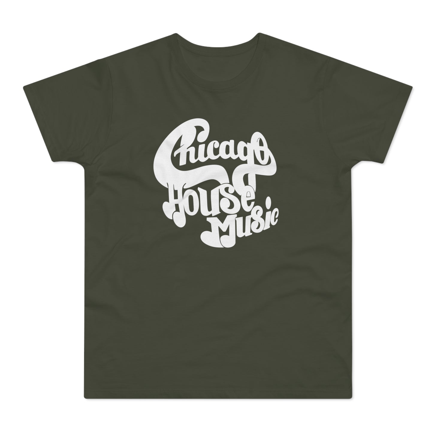 Chicago House Music T Shirt (Poids Standard)