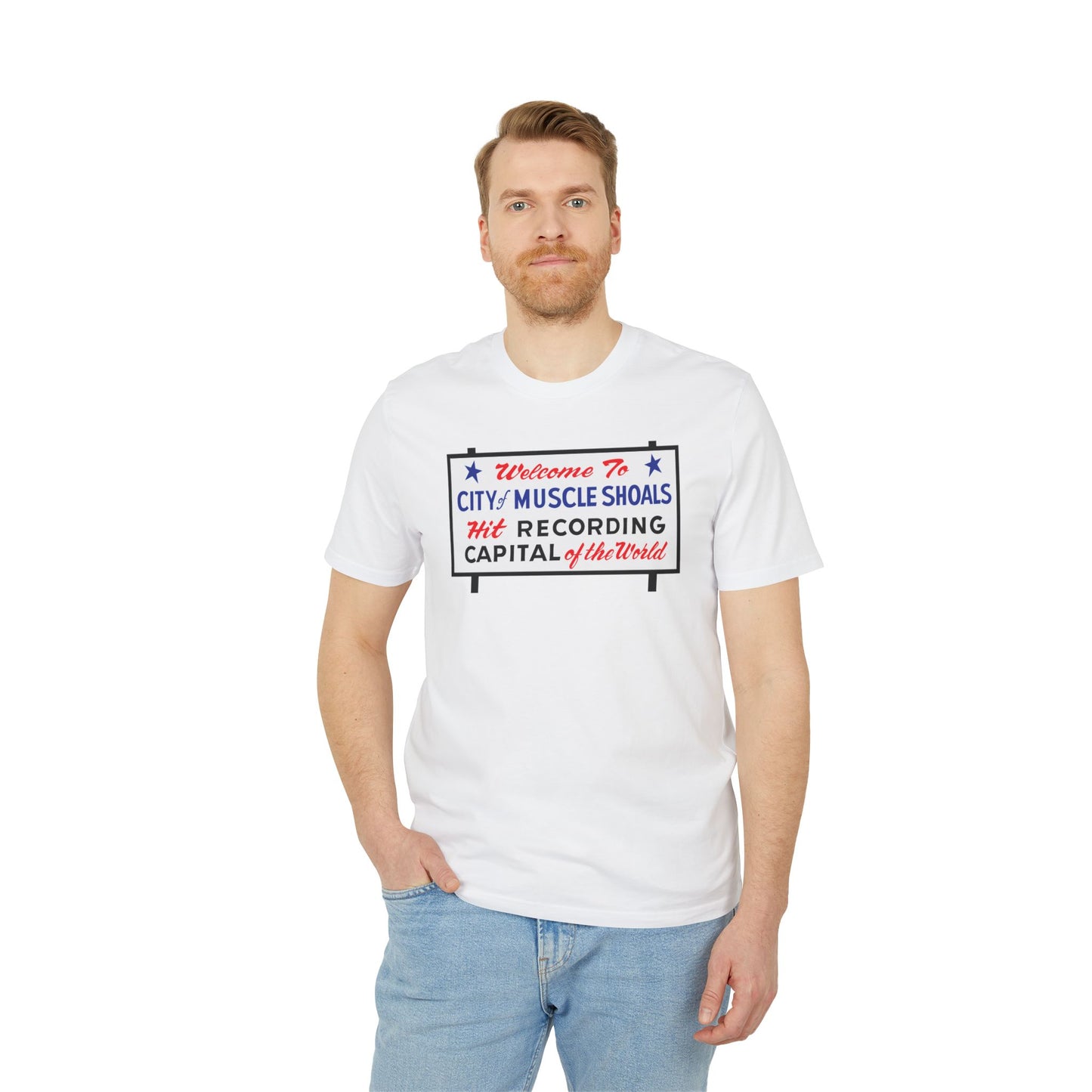 Welcome To Muscle Shoals T Shirt (Coton Bio Premium)