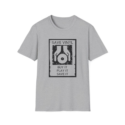 Save The Vinyl T Shirt - Léger