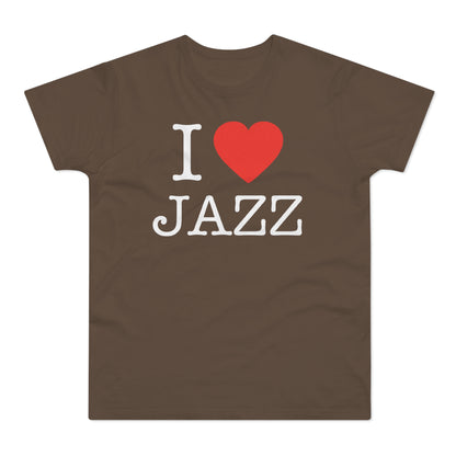 I Love Jazz T Shirt (Poids Standard)