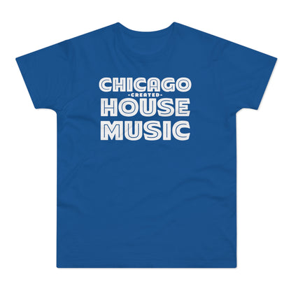 Chicago Created House Music T Shirt (Poids Standard)