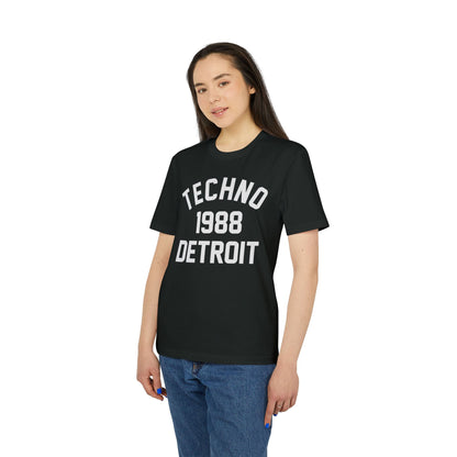 Techno Detroit 1988 T Shirt (Coton Bio Premium)