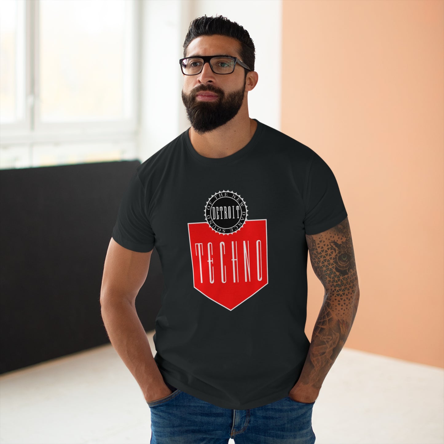 Detroit Sound Of Techno T Shirt (Poids Standard)