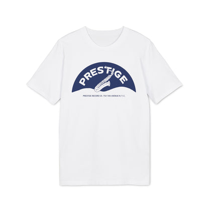 Prestige Records T Shirt (Coton Bio Premium) Saxophone Design
