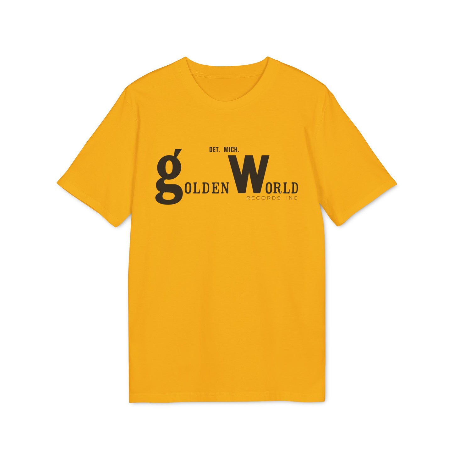 Golden World Records T Shirt (Coton Bio Premium)