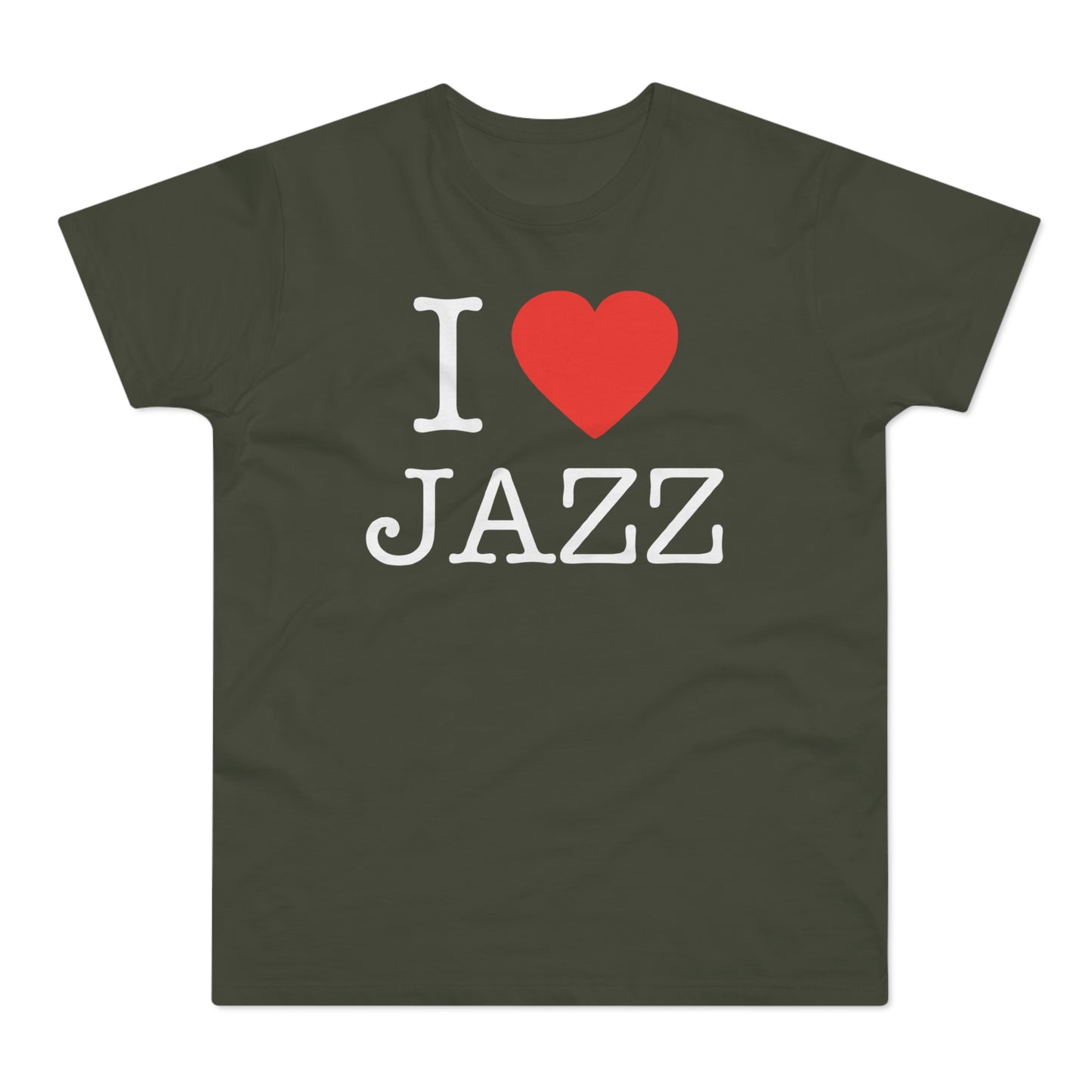 I Love Jazz T Shirt (Poids Standard)