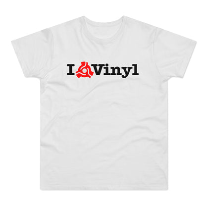 I Love Vinyl T Shirt (Poids Standard)