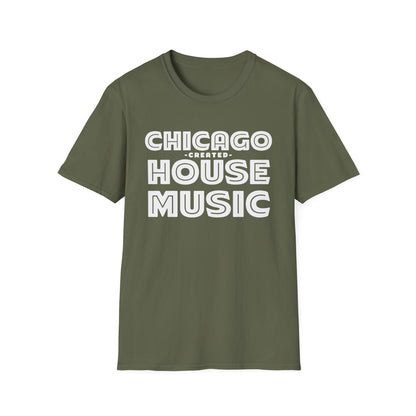 Chicago Created House Music T Shirt - Léger