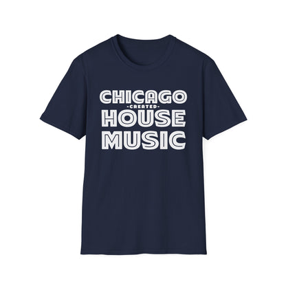 Chicago Created House Music T Shirt - Léger