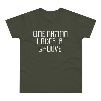 One Nation Under A Groove T Shirt (Poids Standard)