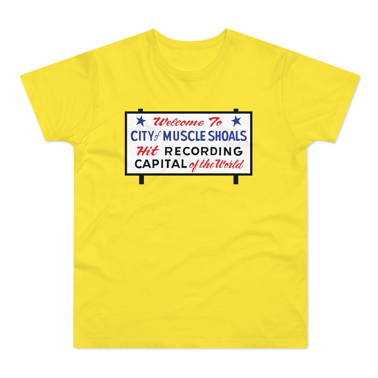 Welcome To Muscle Shoals T Shirt (Poids Standard)