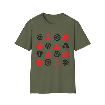 16 Record Adaptors T Shirt - Léger