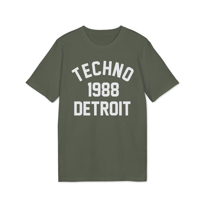 Techno Detroit 1988 T Shirt (Coton Bio Premium)
