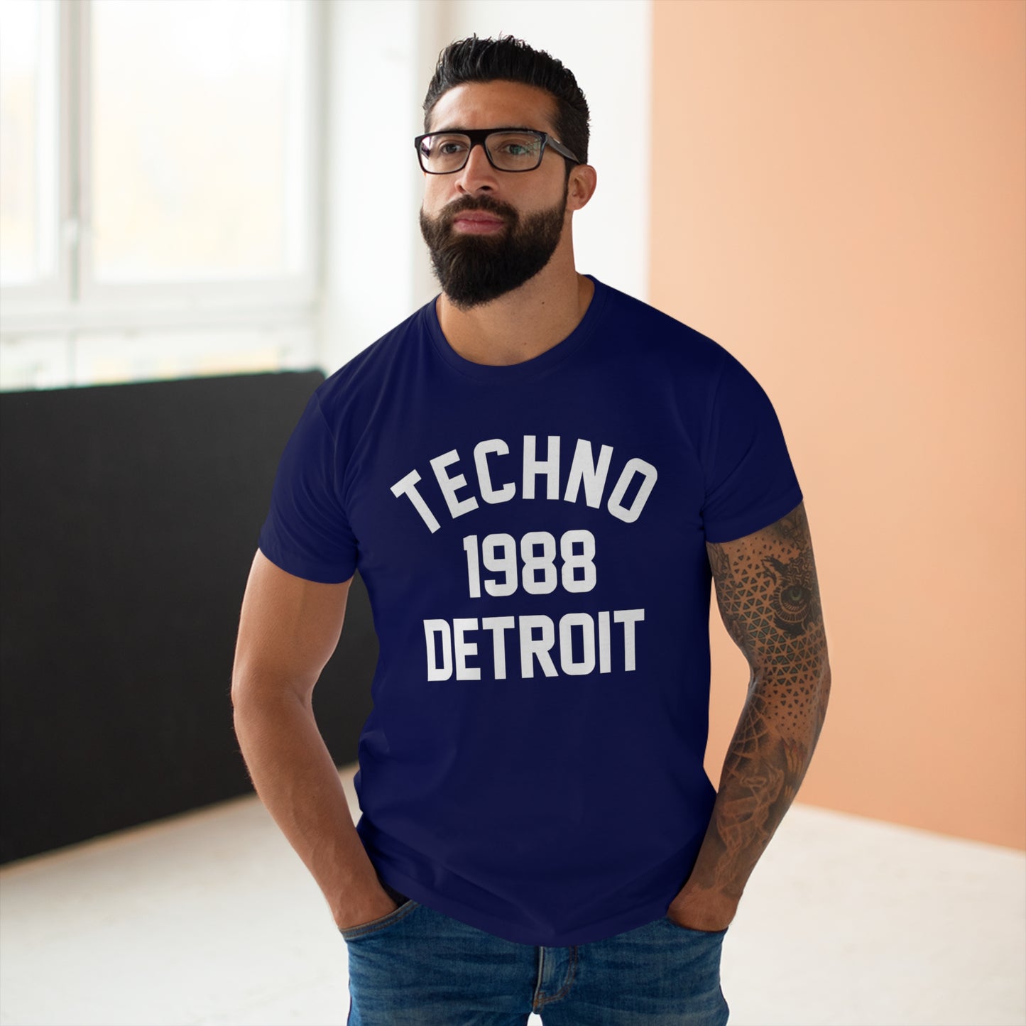 Techno Detroit 1988 T Shirt (Poids Standard)