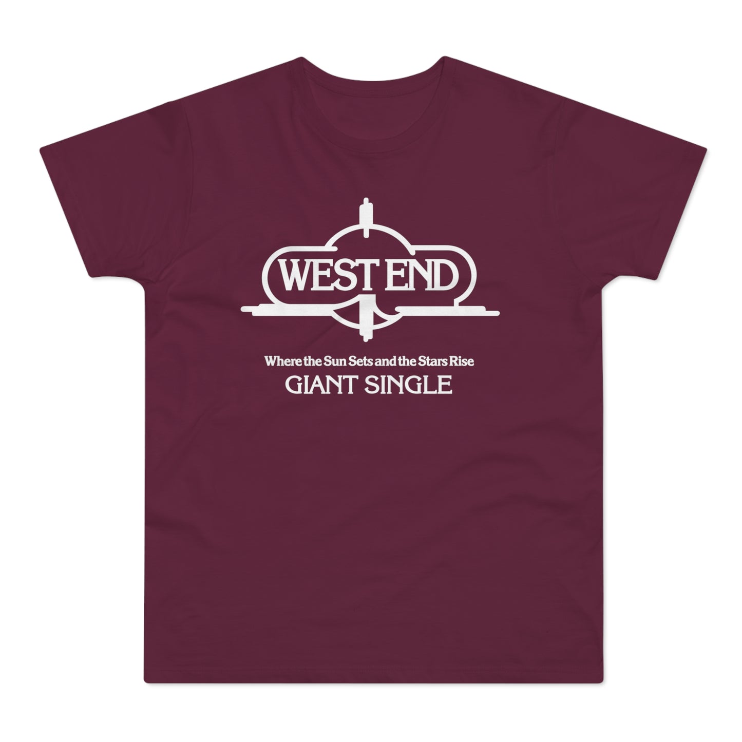 West End Records "Where The Sun Sets" T Shirt (Poids Standard)