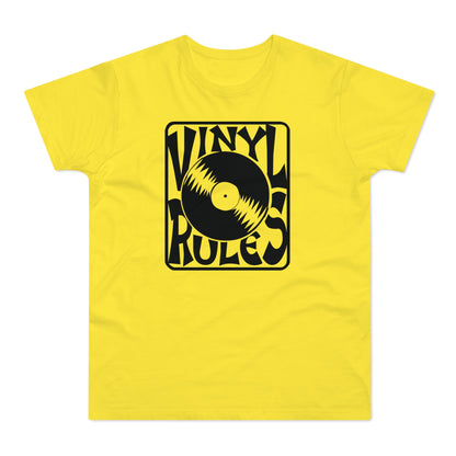 Vinyl Rules T Shirt (Poids Standard)