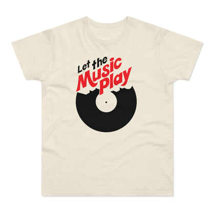 Let The Music Play T Shirt (Poids Standard)