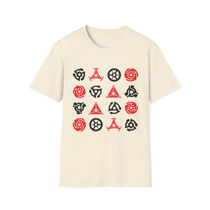 16 Record Adaptors T Shirt - Léger