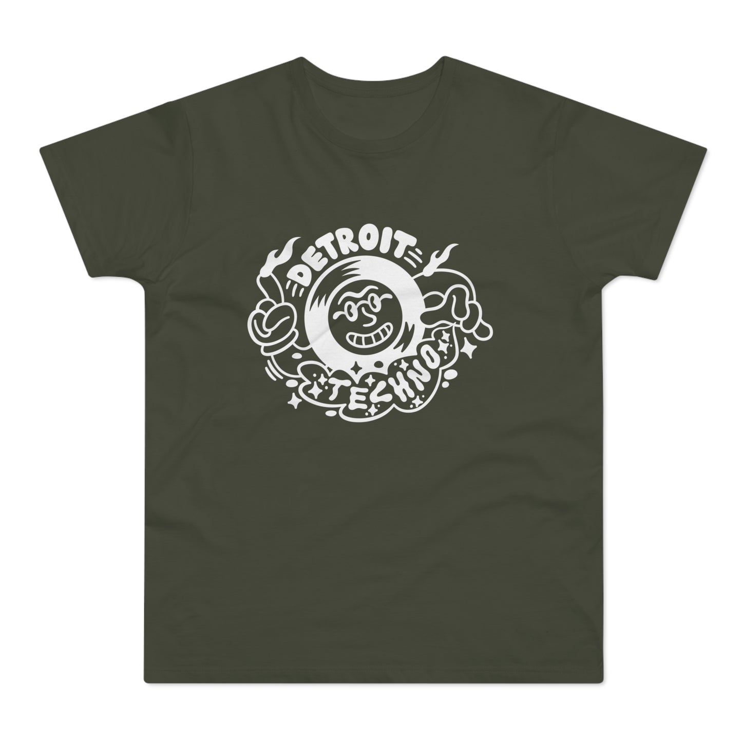 Detroit Techno 2 T Shirt (Poids Standard)