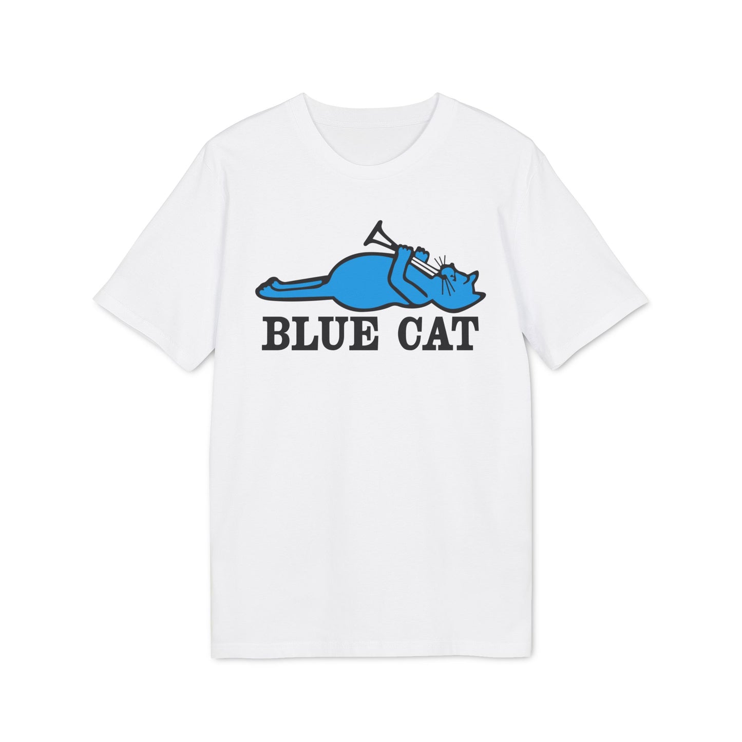 Blue Cat Records T Shirt (Coton Bio Premium)