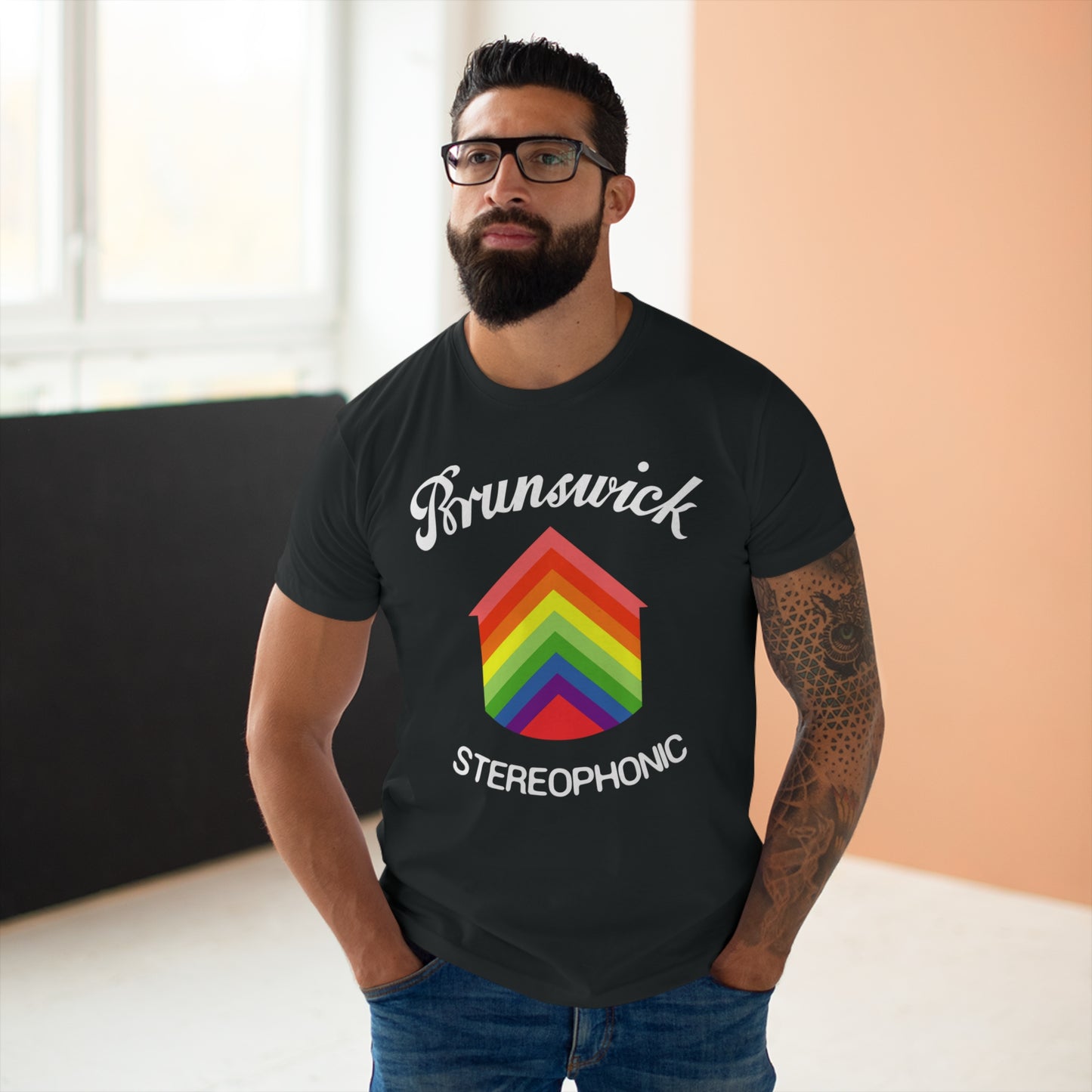 Brunswick Records Stereophonic T Shirt (Poids Standard)