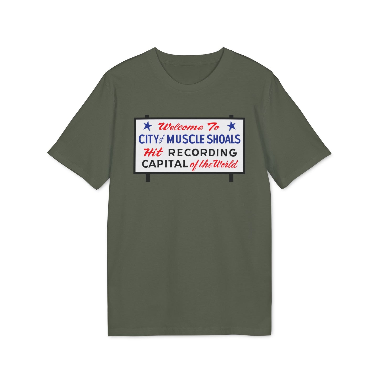 Welcome To Muscle Shoals T Shirt (Coton Bio Premium)