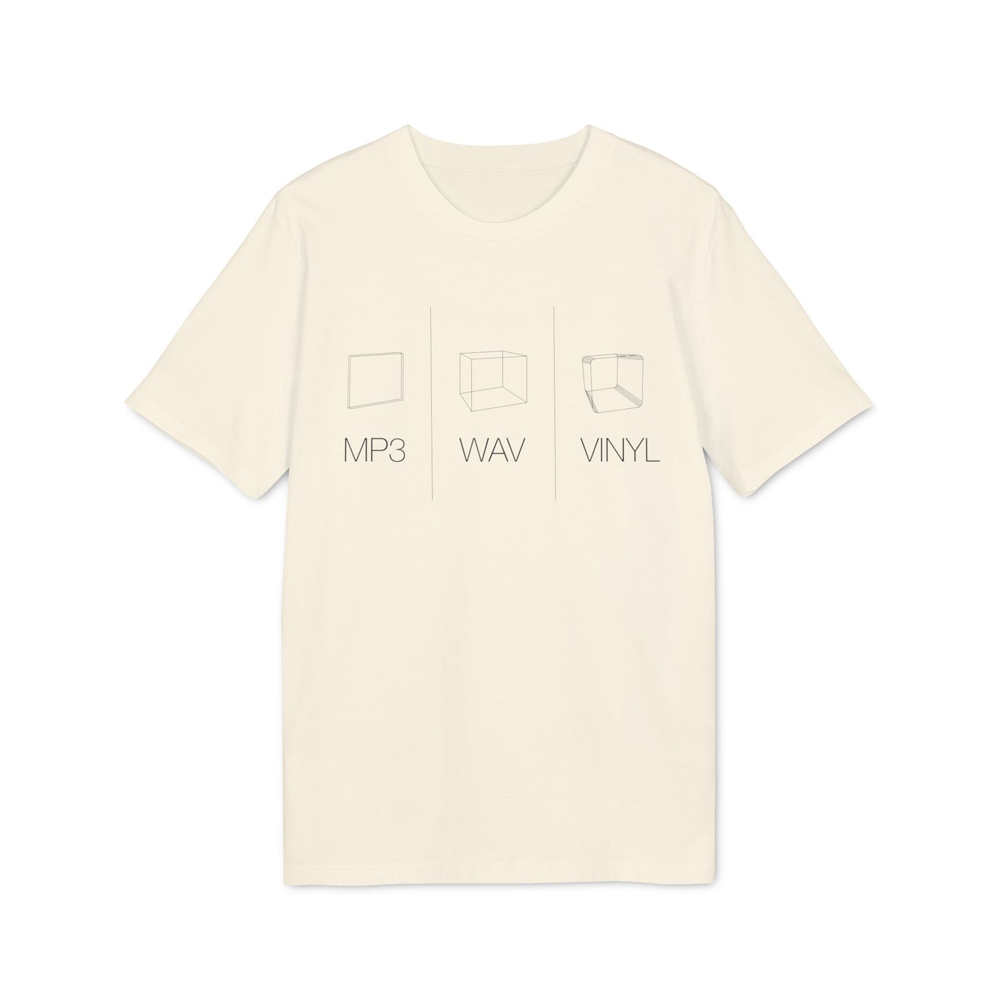 MP3 | WAV | VINYL T Shirt (Coton Bio Premium)
