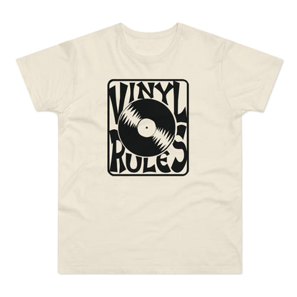 Vinyl Rules T Shirt (Poids Standard)
