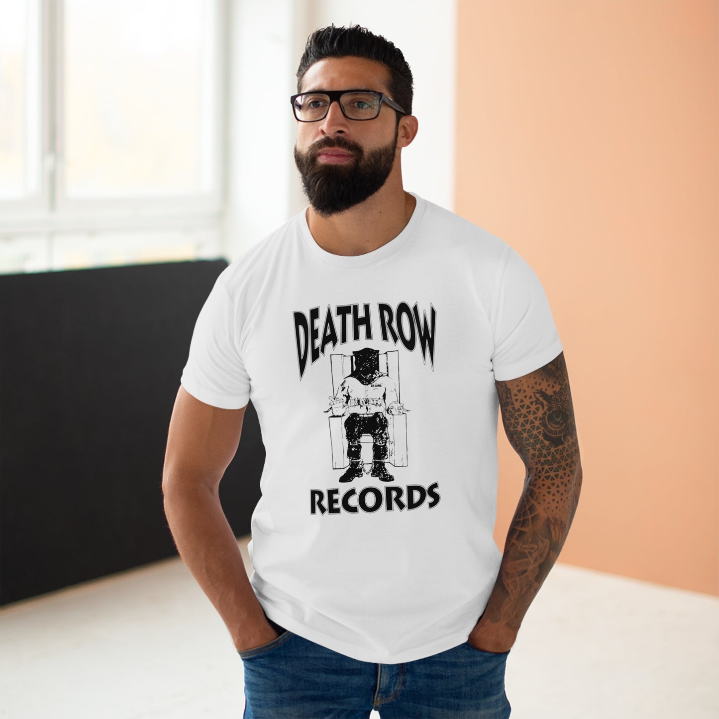 Death Row Records T Shirt (Poids Standard)