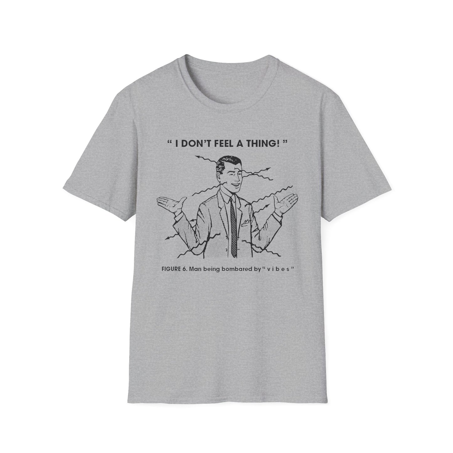 Bombarded By Vibes T Shirt - Léger
