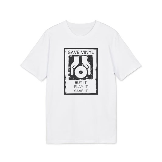 Save The Vinyl T Shirt (Coton Bio Premium)