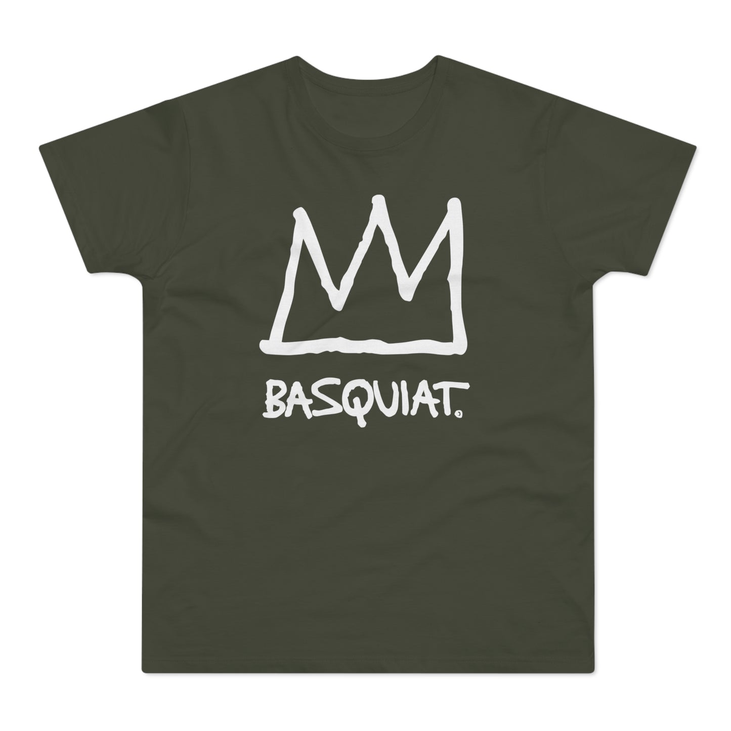 Jean Michel Basquiat Crown Logo T Shirt (Poids Standard)