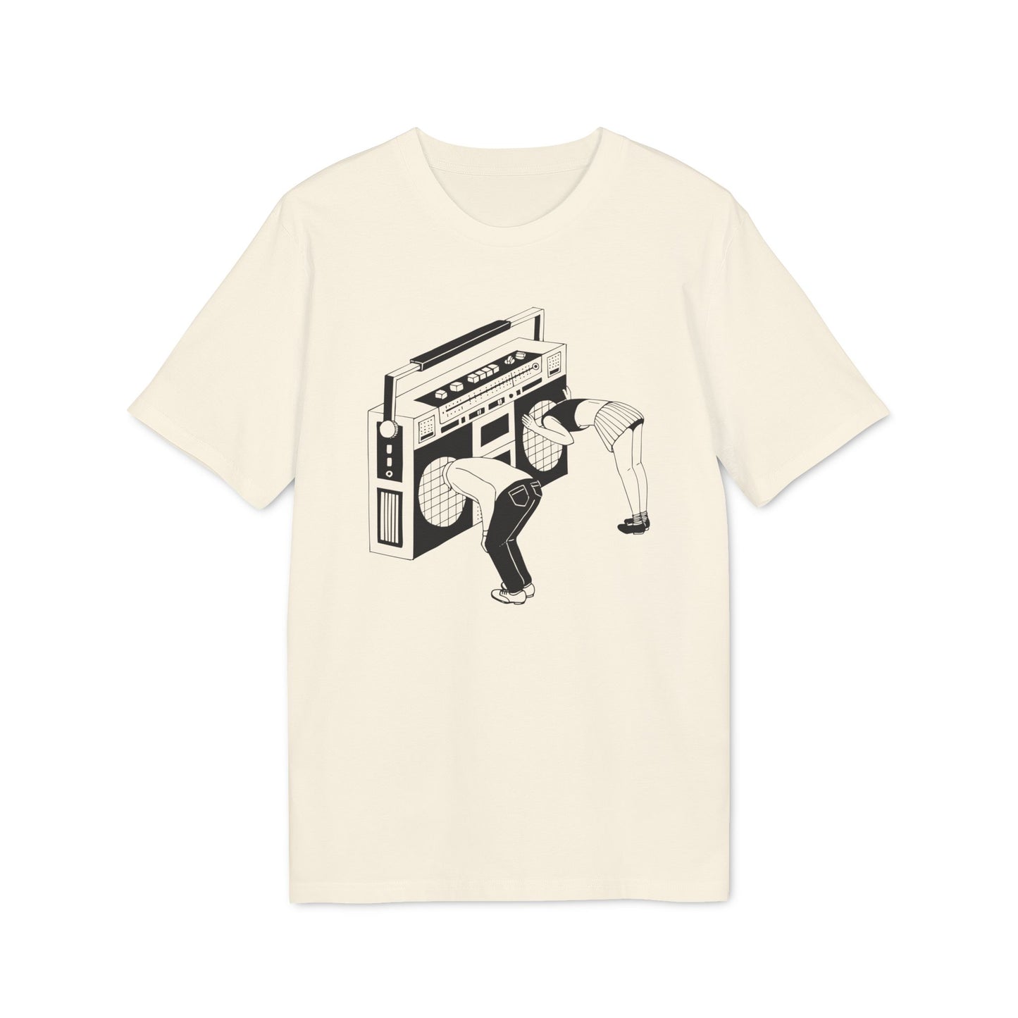 Ghetto Blaster T Shirt (Coton Bio Premium)