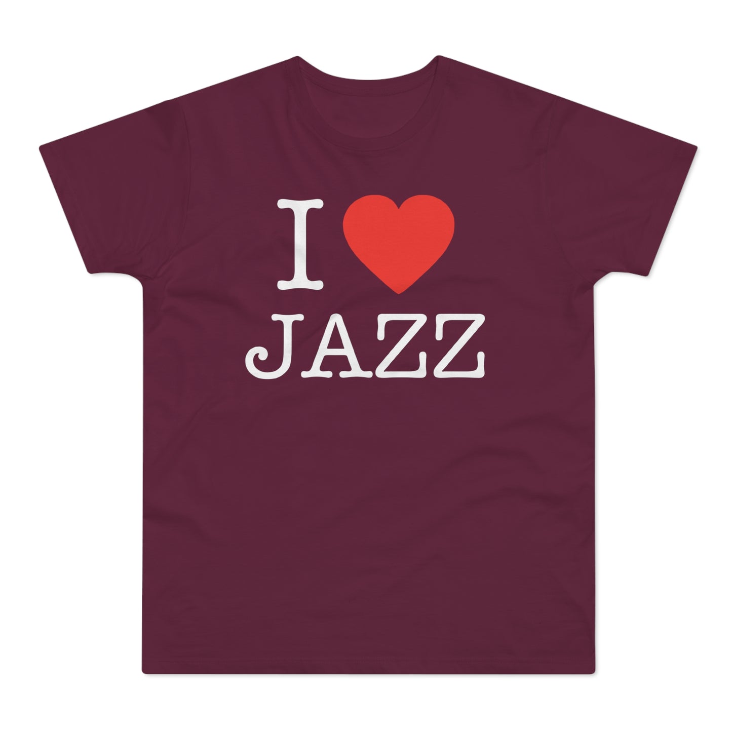 I Love Jazz T Shirt (Poids Standard)