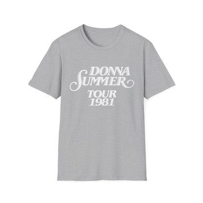 Donna Summer Tour 1981 T Shirt - Léger