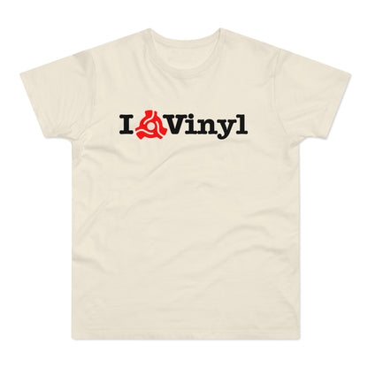I Love Vinyl T Shirt (Poids Standard)