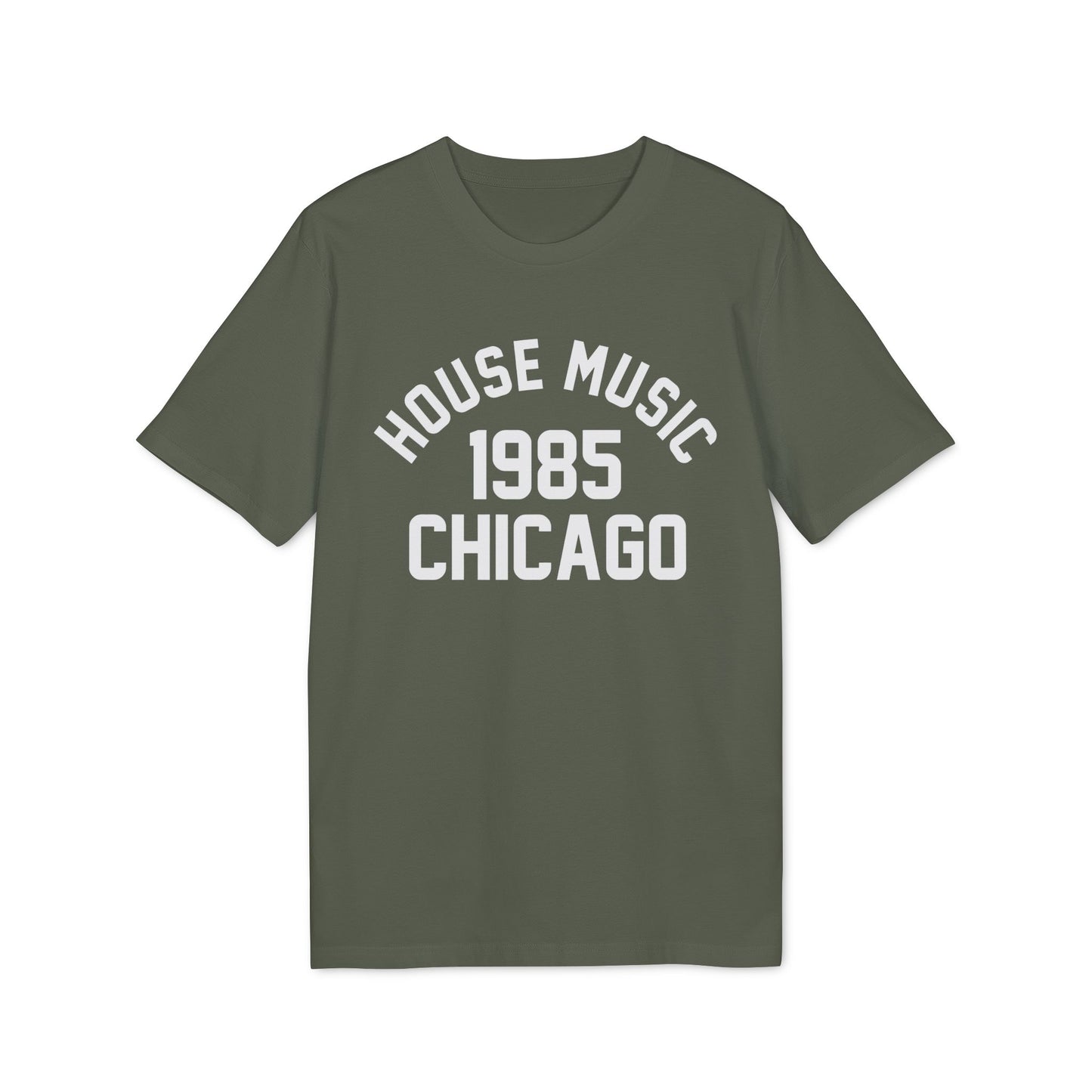 House Music 1986 Chicago T Shirt (Coton Bio Premium)