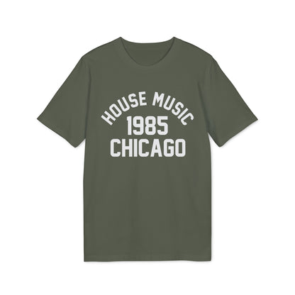 House Music 1986 Chicago T Shirt (Coton Bio Premium)