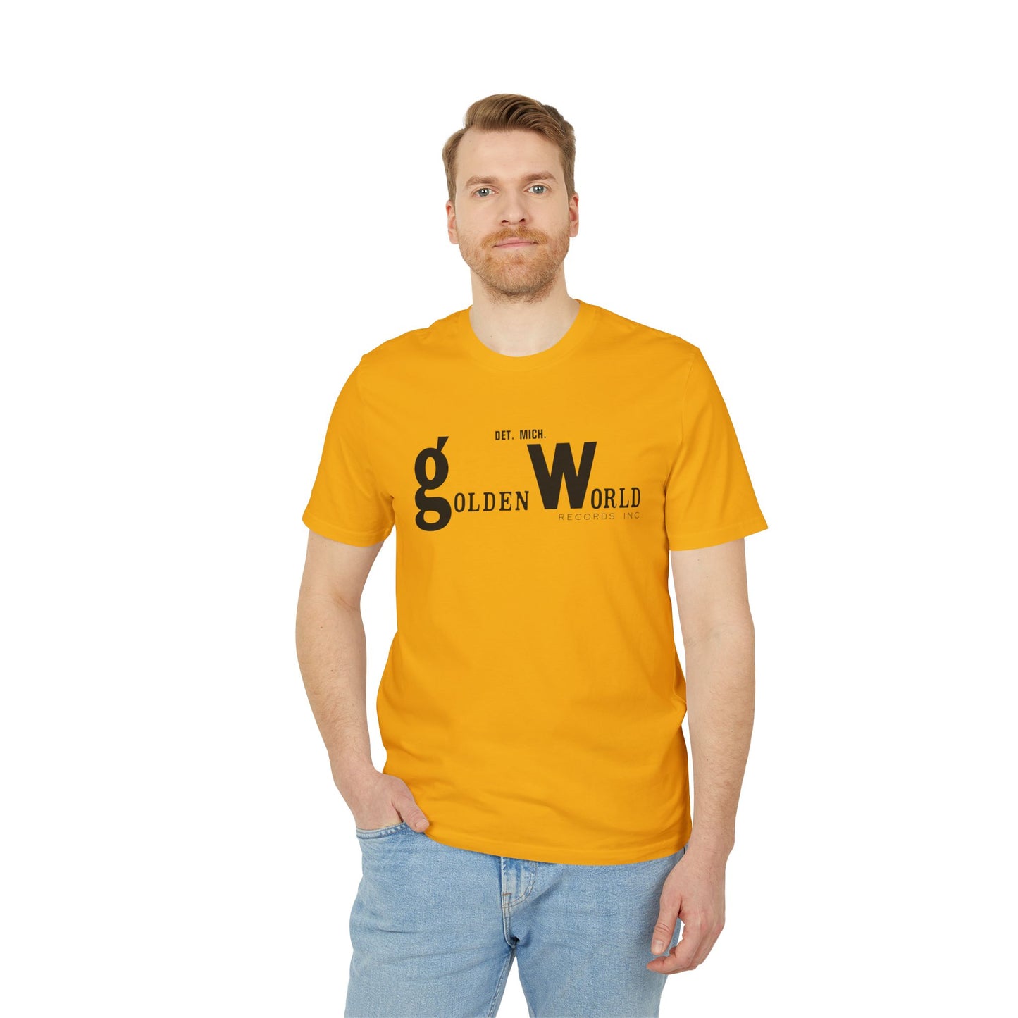 Golden World Records T Shirt (Coton Bio Premium)